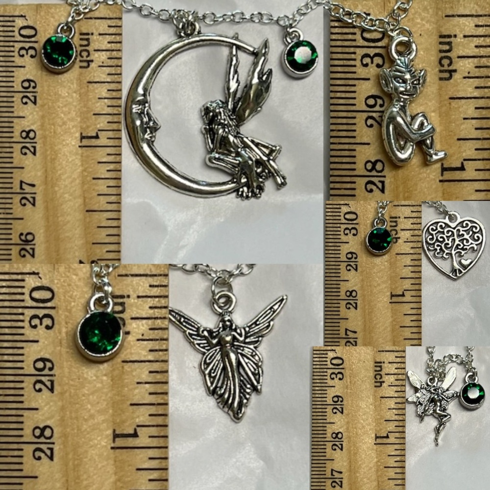 "Titania: Queen of the Faeries" Midsummer Night's Dream Handmade Fairy Necklace - Picture 14 of 16